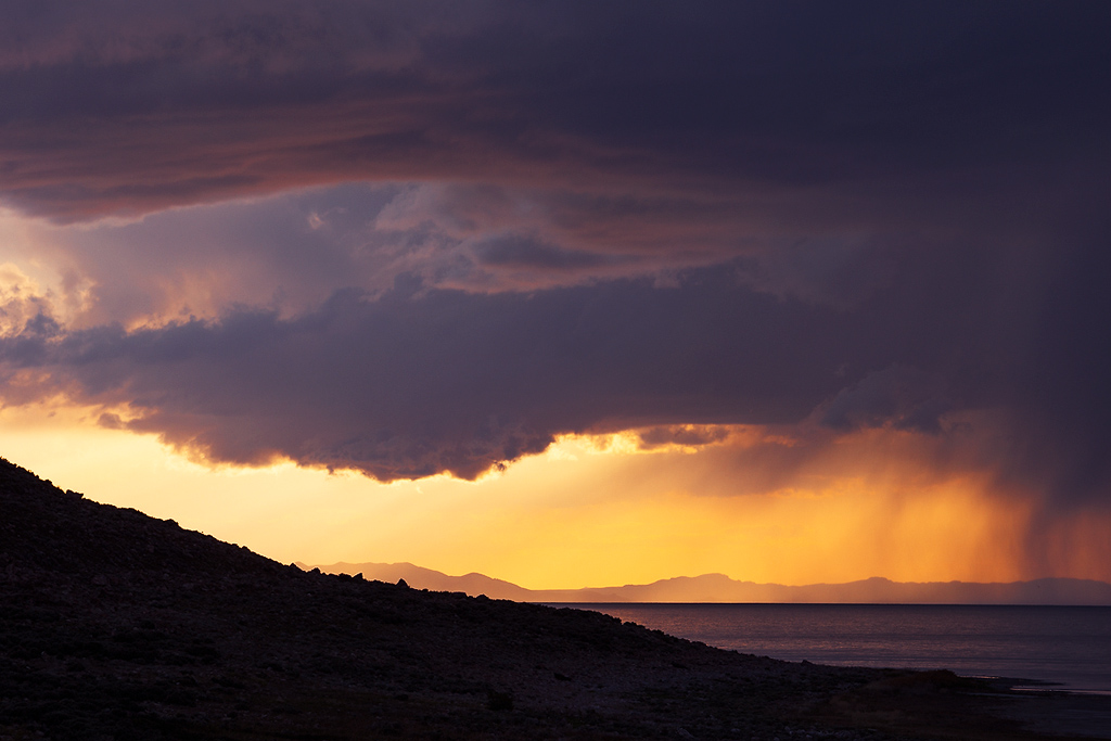Thunderstorm, Great Salt Lake - Utah